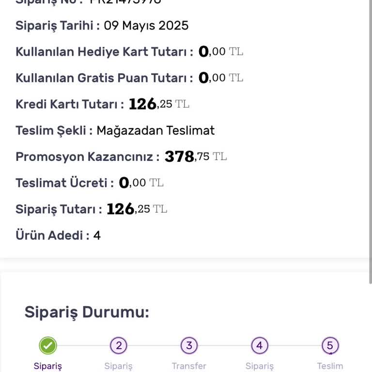 Mağazadan Teslim Siparişimin Gecikmesi Ve İletişim Sorunu