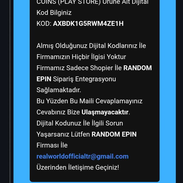 Yanlış Değerli Kod Gönderimi Ve Mağduriyet