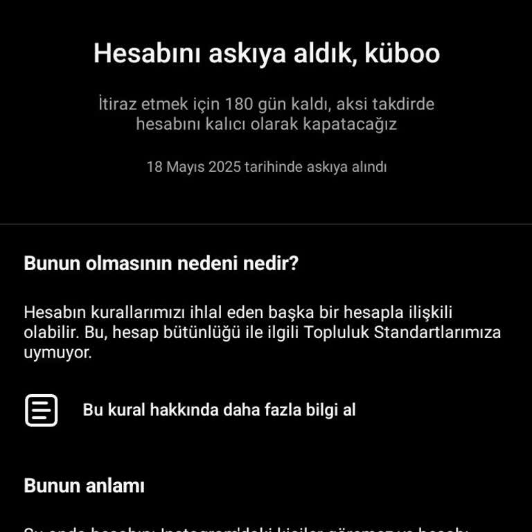 Instagram Hesaplarım Sebepsizce Kapatıldı, Mağduriyetim Giderilmiyor