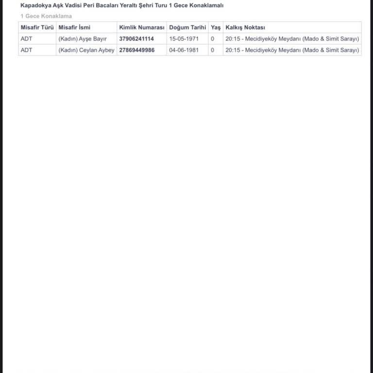 Turlasana Turu İptal Edip Paramızı Ödemedi