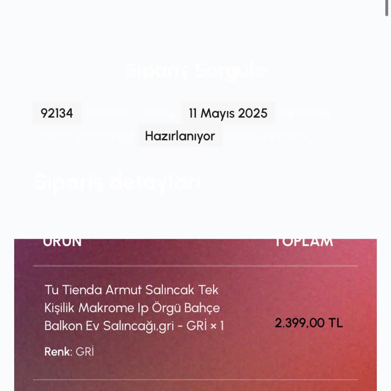 Sipariş Sonrası İletişimsizlik Ve Ulaşılmayan Firma Mağduriyeti