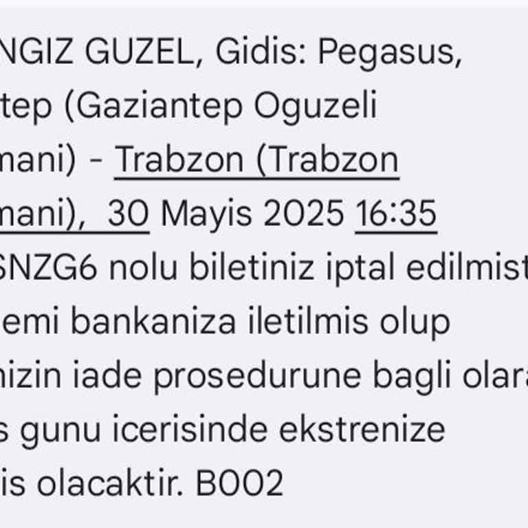 Onayım Olmadan İptal Edilen Uçak Bileti Ve İade Sorunu