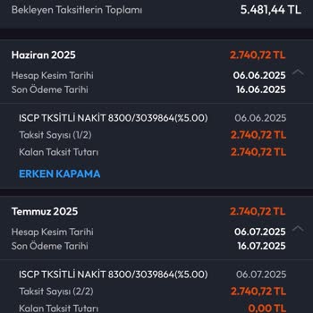Nakit Avans İşlemi Sonrası Kart Limitlerimde Hatalı Azalma Ve Borç Görülmesi