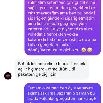 Büyük Beden Bluzda Beden Uyumsuzluğu Ve Yetersiz Müşteri Desteği