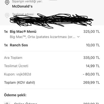 Sipariş İptali Hakkında Geç Bilgilendirme Mağduriyeti