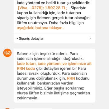Yanlış Siparişin İptali Sonrası 32 Gündür Yapılmayan Para İadesi