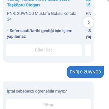Gece Otobüsü Gelmedi Bilet İptali Ve İade Yapılamıyor