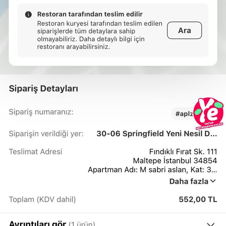 Gece Siparişi Saatler Sonra Teslim Edildi, Müşteri Hizmetleri Ulaşılamıyor