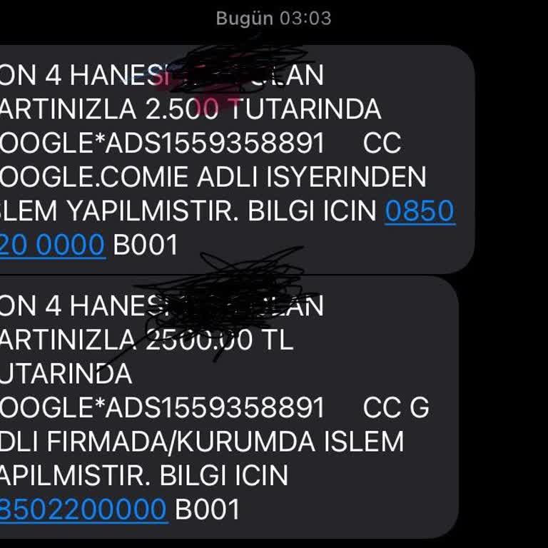 İzinsiz Google Ads Para Çekimiyle Hesabımdan 2500 Lira Kaybettim