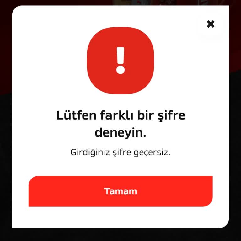 Nescafe Uygulamasında Şifre Kabul Edilmiyor, Mağduriyet Yaşıyorum