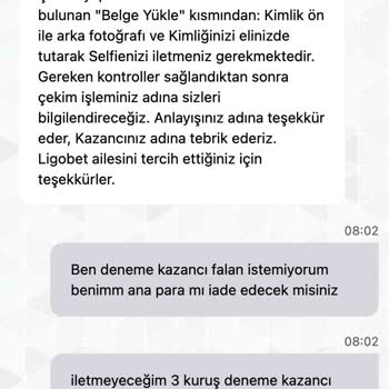 Deneme Bonusu Sonrası Ödeme Yapılmadı, Belge Talep Edildi