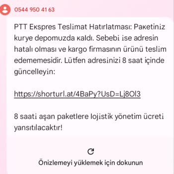 Olmayan Kargonun SMS'i