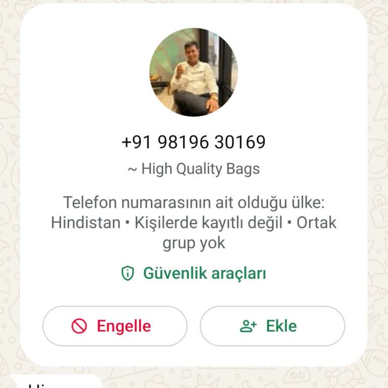 Bilinmeyen Yabancı Numaradan Gelen Mesajlar Ve Kişisel Veri Güvenliği Endişesi