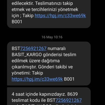 Hepsijet Kargom Teslim Edilmeden İade Edilmiş