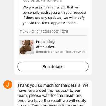 Temu Missing Item Problem