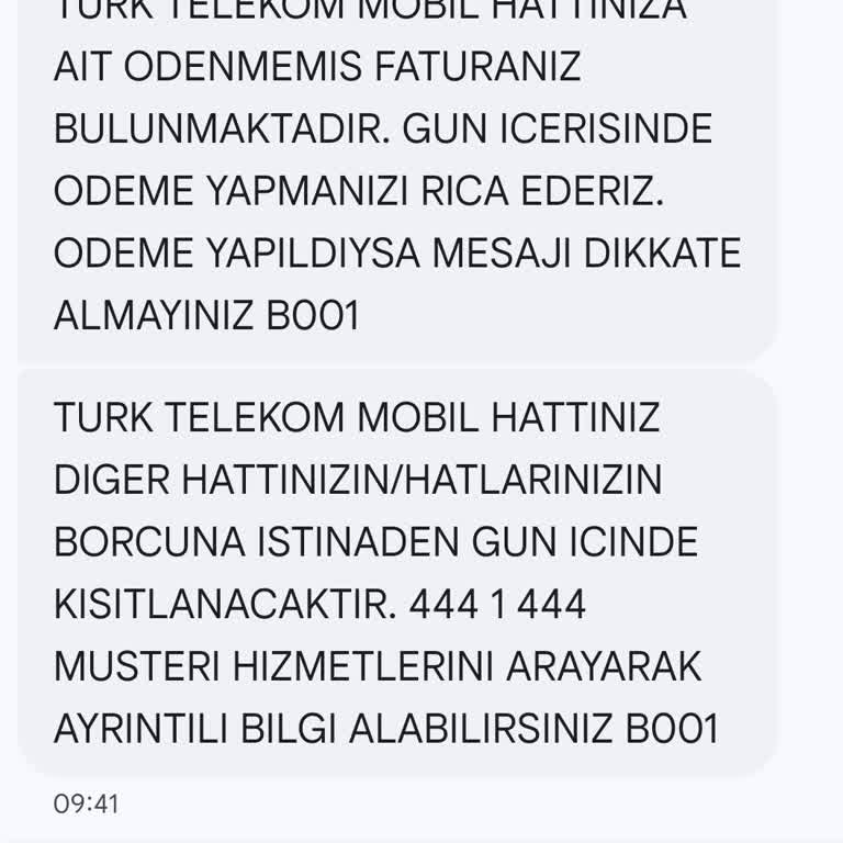 Ödediğim Borç İçin Sürekli Borç Mesajı Alıyorum