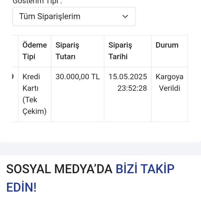 Söz Verilen Kargo, Kaybolan Bilgi: Siparişim Nerede?