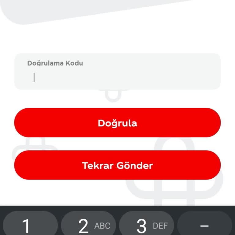 Uygulamaya Giriş İçin SMS Kodu Gelmiyor