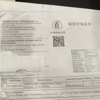 Mavi Jeans Pantolon Renk Attı, Sorumluluk Reddi Ve Mağduriyet