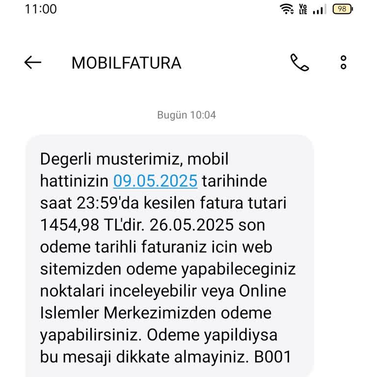Cayma Bedeli Yanlış Bilgilendirme İle Yüksek Fatura Şoku