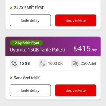 Uygun Fiyatlı Ve Bol GB'li Tarife Bulamıyorum