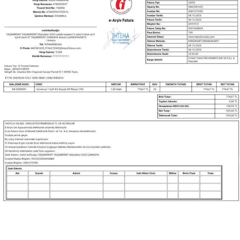 Universal Klozet Kapağı Garanti Kapsamında Kırıldı, Destek Alamıyorum
