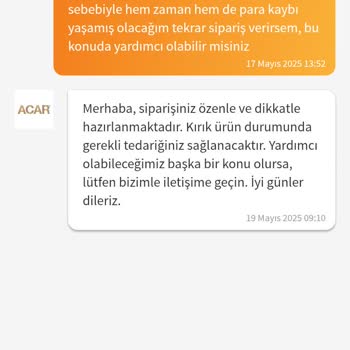 Yemek Takımı İadesi Sonrası Fiyat Farkı Ve İlgisiz Müşteri Hizmetleri Mağduriyeti