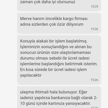 Yemek Takımı İadesi Sonrası Fiyat Farkı Ve İlgisiz Müşteri Hizmetleri Mağduriyeti