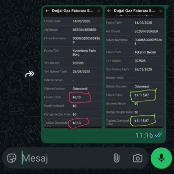 Başkent Doğalgazdan Ekstra Yuvarlama Faturası Mağduriyeti