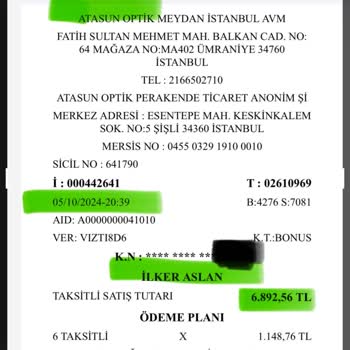 Garanti Sürecinde Mağduriyet Ve Yetersiz Çözüm: Atasun Optik Ray-Ban Gözlük Sorunu