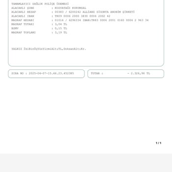 Ödeme Yapıldığı Halde Sağlık Sigortam Aktif Edilmedi