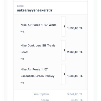 Eksik Ve Hatalı Ayakkabı Siparişi, İlgisiz Ve Kötü Müşteri Hizmeti