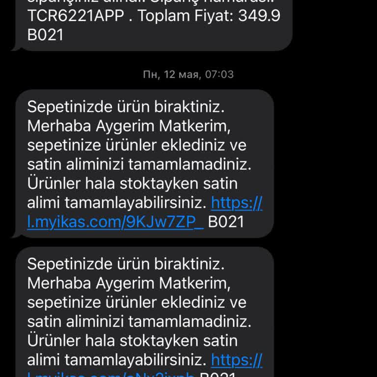 Sipariş Sonrası İlgisizlik Ve Sürekli Rahatsız Edici Mesajlar