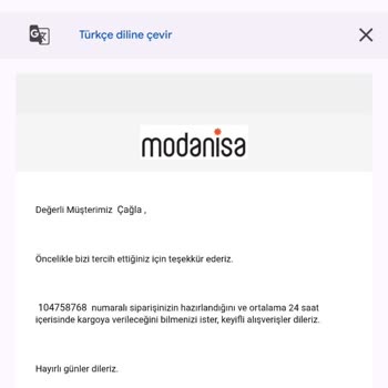 Siparişim Gönderilmedi, İptal Ve Para İadesi Talep Ediyorum