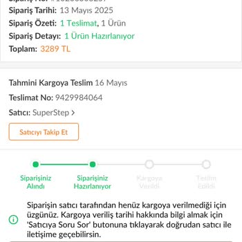 Ayakkabım Günlerdir Kargoya Verilmiyor, Bilgi Alamıyorum
