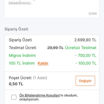 Migros Kampanya İndirimi Sepete Yansımıyor, Destek Yetersiz