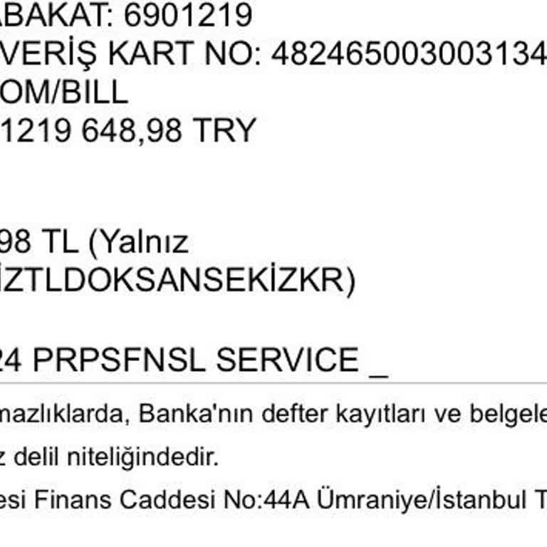 Hesabımdan Bilgim Dışında Para Çekildi, Acil İade Talebi