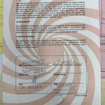 Samsung TV'de Erken Ekran Arızası Ve Yetersiz Pert Bedeli Mağduriyeti