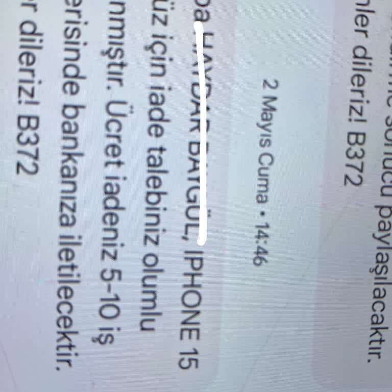Geciken İade Ve Yetersiz Müşteri Desteği Nedeniyle Mağduriyet