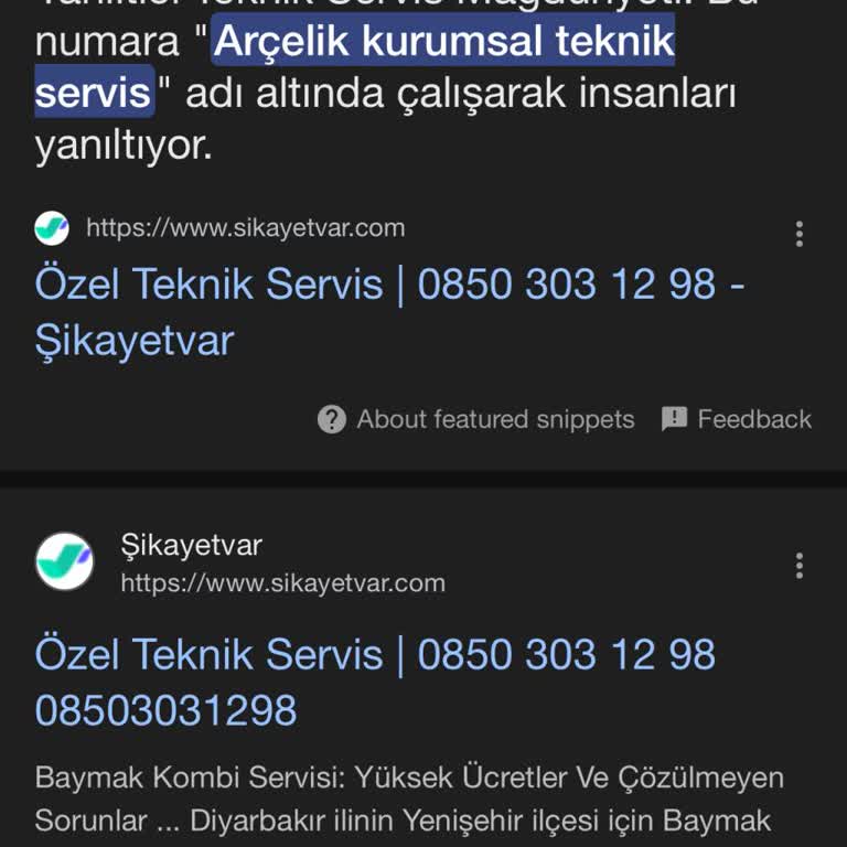 Yetkili Sanıp Güvendiğimiz Servis Hayal Kırıklığı Yarattı