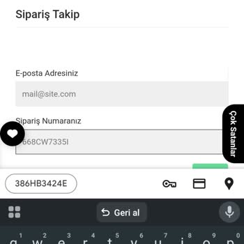 Siparişim Ne Ürün Var Ne Cevap