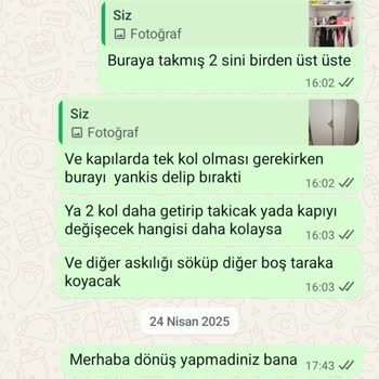 Eksik Kurulum Ve Uzayan Sorun: Bellona'dan Aldığım Dolapta Hayal Kırıklığı