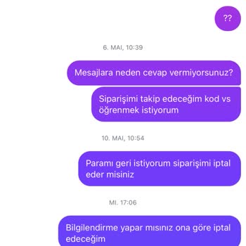 Siparişim Aylarca Teslim Edilmedi, Müşteri Hizmeti Yanıt Vermiyor