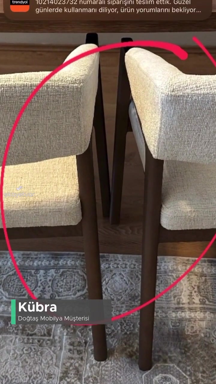 Doğtaş Mobilya Vermont Sandalyelerim Masasına Girmiyor! videonun kapak resmi