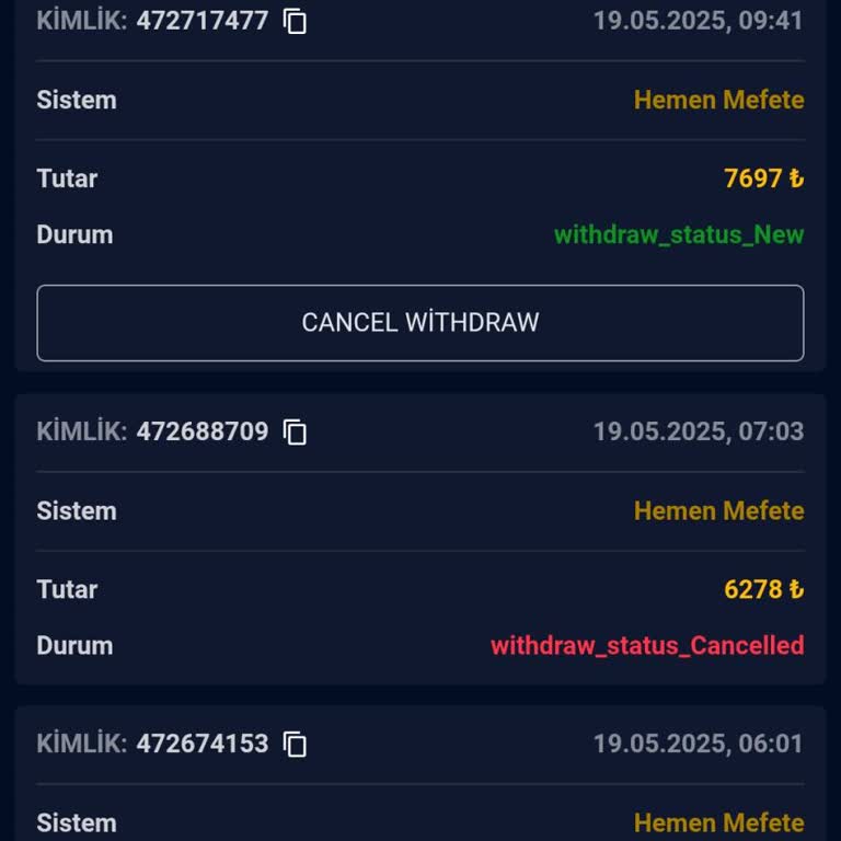 Para Çekiminde Gecikme Ve Canlı Destek Sorunu