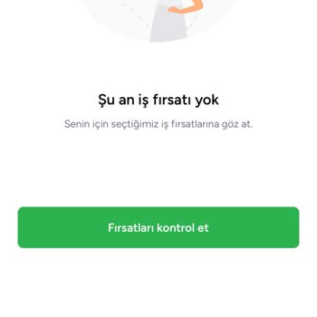 Tekliflere Erişemiyorum Acil Dönüş Bekliyorum