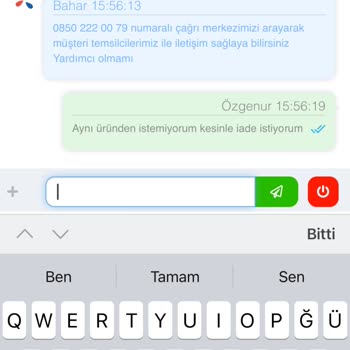 Siparişten Memnun Kalmadım, Acil Çözüm Bekliyorum