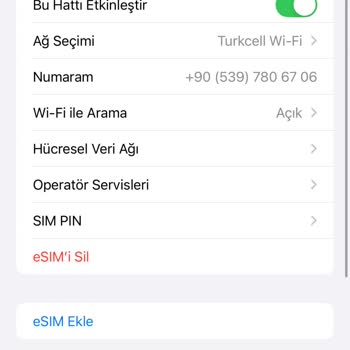 Turkcell E-Sim Aktivasyonunda Gecikme Ve Hizmet Sorunu