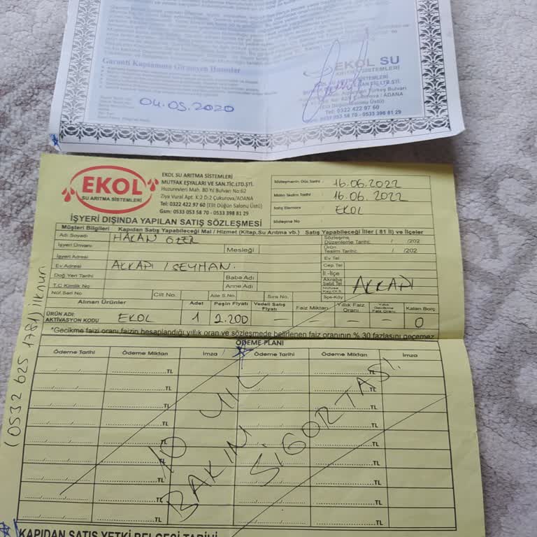 Ekol Su Arıtma Cihazı Satış Ve Servisinde Güven Sorunu Yaşadım