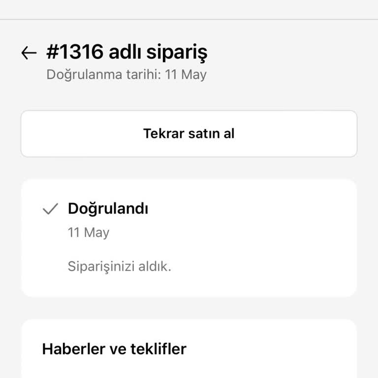 Rof TR Siparişim Kargoya Verildi Mi Öğrenemiyorum Müşteri Hizmetleri Yanıt Vermiyor